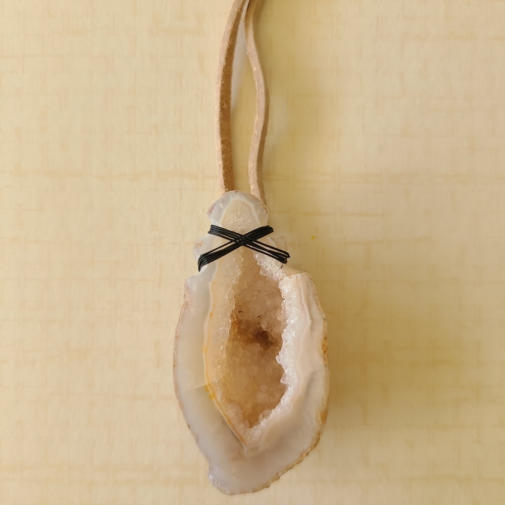 Handmade Geode Necklace